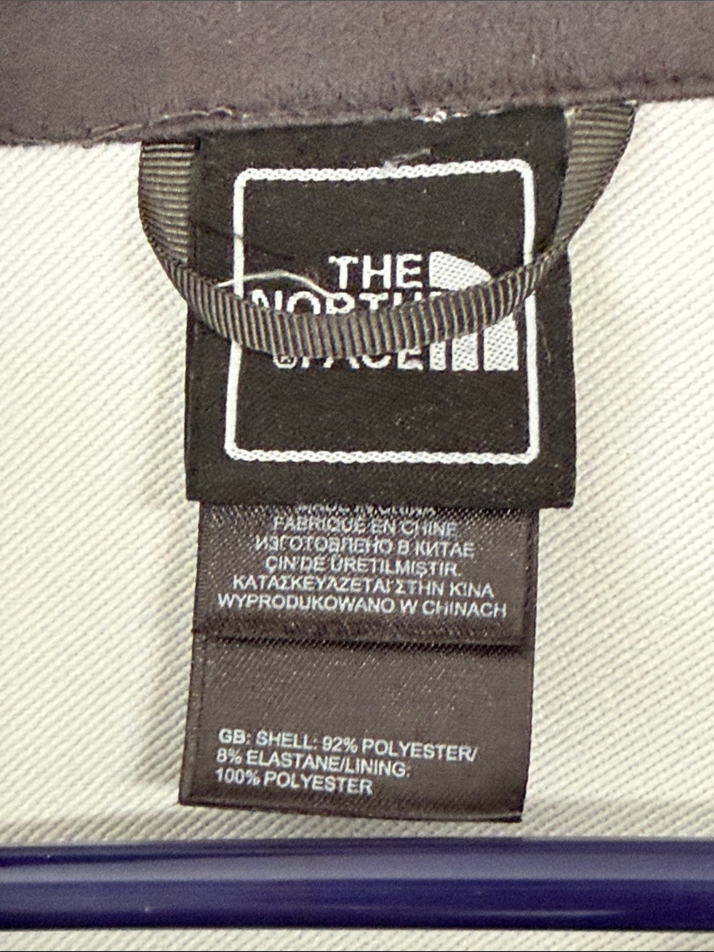 The North Face Men’s XL Gray Two-Tone Softshell Jacket Full Zip - Picture 5 of 10